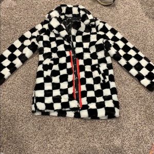 Checkered coat